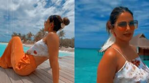 Just need to go with the flow: Hina Khan embracing beach vibe in Maldives, shares mantra on mental peace