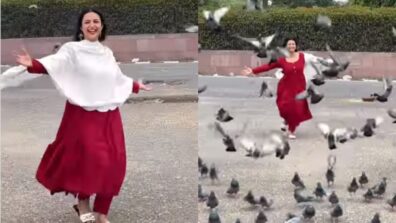 Kabootar Ja Ja Ja: Divyanka Tripathi turns ‘masakkali’ in real life, spotted playing with cute pigeons