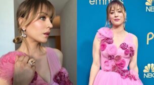 Kaley Cuoco Looks Adorable Alongside Tom Pelphery As They Make Emmy’s Red Carpet Debut, Take A Look