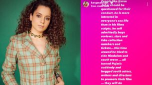 Kangana Ranaut takes dig at Karan Johar, saying ‘he tried to ride Hinduism and south wave’