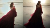 Kanika Mann Looks Like A Princess In Red Ruffled Gown