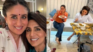 Kareena Kapoor Shares Pictures While Shooting With Her Aunty Neetu Kapoor, Says “When You Shoot With Family”