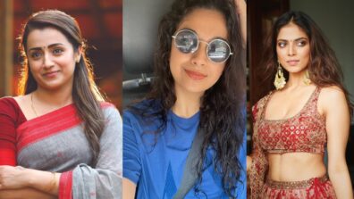 Keerthy Suresh is busy chilling in car in viral selfie, Trisha Krishnan and Malavika Mohanan approve her blue casual tee and shades