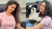 Keerthy Suresh Posing With Her Pet Doggy Nyke, Says ‘A Perfect Day Indeed’