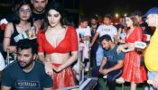 Leaked Pic: Nikki Tamboli spotted in red deep-neck blouse and lehenga choli on ‘Chori’ set, internet can’t keep calm