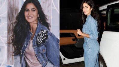 Learn to slay the run with Katrina Kaif styling in denim outfits