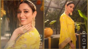 Light, Colours, Glam-Up: Tamannaah Bhatia is sunshine in yellow embellished suit