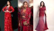 Madhuri Dixit, The Dhak Dhak Girl, Looks Stunning In Shades Of Red