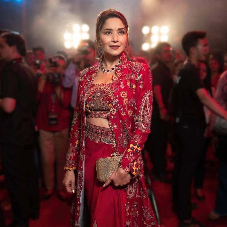 Madhuri Dixit, The Dhak Dhak Girl, Looks Stunning In Shades Of Red - 0