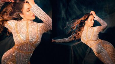 Malaika Arora Flaunting Hourglass Figure In Sequin Embellished Skinny Bodycon Dresses, See Pics!