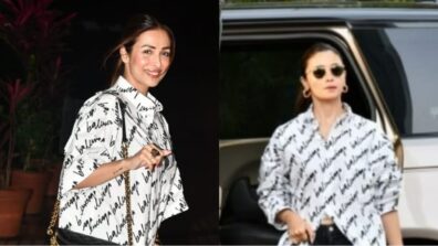 Malaika Arora or Alia Bhatt: Who Rocked The Rs. 98k Balenciaga Shirt Better In Their Style?
