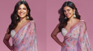 Malavika Mohanan is a badass babe in Anita Dongre special saree, Keerthy Suresh sends her hearts