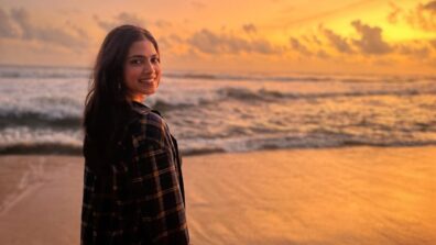 Malavika Mohanan shines like gold by the beach, see pictures here 