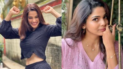 Marathi actresses Priya Bapat and Pooja Sawant look resplendent in chikankari outfits, see pics 