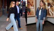 Margot Robbie’s dripping glimpse in denim fits