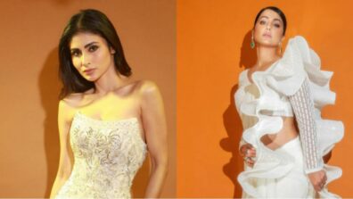 Mouni Roy and Hina Khan are fashion beauties in high-volta white avatars, see pics