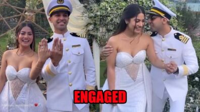 Naagin actress Krishna Mukherjee gets engaged, Aly Goni, Jasmin Bhasin, Arjit Taneja attend