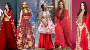 Navratri 2022: Day 2 Sara Ali Khan, Hina Khan, Avneet Kaur, Trisha Krishnan, And Aishwarya Rai Red Outfits Add Glamour To Festive Season