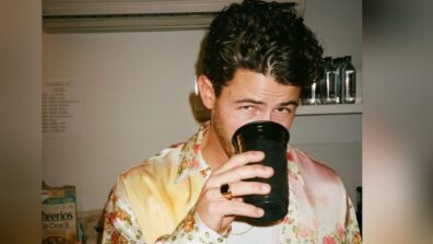 Nick Jonas Looks Dapper In Printed Shirt As He Drinks His Wine, Take A Look