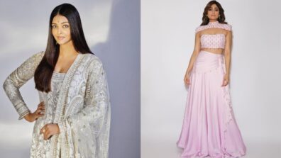 Old is Gold: Aishwarya Rai proves age is just a number in silver floral printed lehenga, Shamita Shetty is slaying in pink lehenga outfit