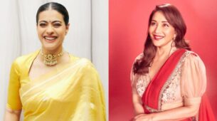 Old Is Gold: Kajol and Madhuri Dixit in stylish ethnic sarees is the ultimate visual delight we need, take a look