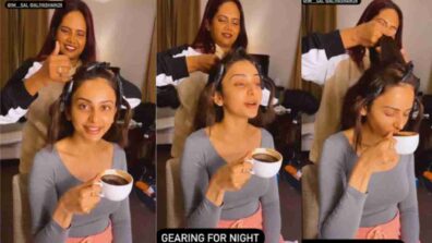 OMG: Rakul Preet Singh’s staff catches her off-guard on camera, see what she’s doing