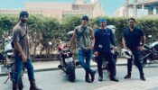 “Painting Town With Red” Ishaan Khatter Enjoys Bike Ride With His Gang