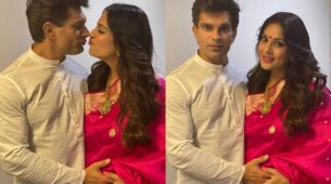 Parents-to-be Bipasha Basu And Karan Singh Grover Look Cute In Baby Shower Look