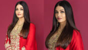 Ponniyin Selvan Aka PS-1: Aishwarya Rai Glows In Red Sequin Intricate Designed Suit, See Pics