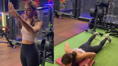 Pooja Hegde shares fitness moment with bralette and black trousers, fans are sweating