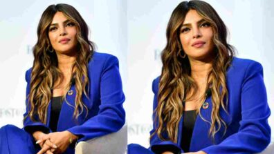 Priyanka Chopra Dons A Blue Pantsuit Worth Rs 71k Giving Boss Lady Vibes