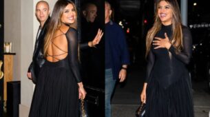 Priyanka Chopra Looks Resplendent In Her Black Dress As She Visits Her Own Restaurant Sona In New York