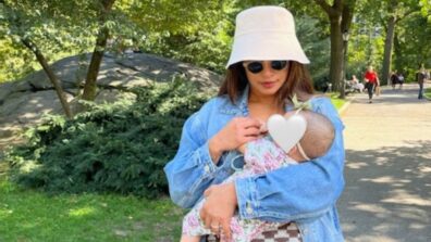 Priyanka Chopra Takes A Walk In Park With Daughter Malti Marie In New York