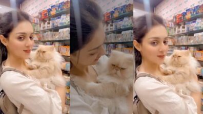 RadhaKrishn fame Mallika Singh kisses cute cat, viral video melts internet