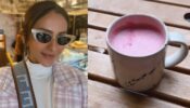 Rakul Preet Singh Enjoys Her Healthy Beetroot Latte Flaunting Her Red Tongue