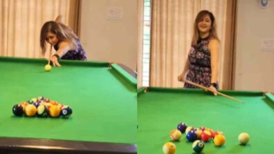 Rashami Desai tries her hand at playing pool, Bhojpuri divas Akshara Singh and Monalisa like it