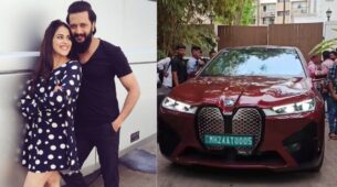 Riteish Deshmukh And Genelia D’Souza Welcome Home A Marvelous BMW Car On The Occasion Of Ganesh Chaturthi