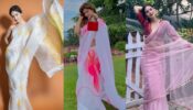 Rubina Dilaik, Hina Khan, and Shraddha Arya look breathtakingly beautiful in Organza saree