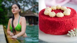 Rubina Dilaik Is A True Lover Of Red Velvet Cake