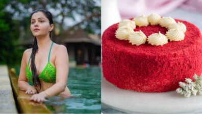 Rubina Dilaik Is A True Lover Of Red Velvet Cake