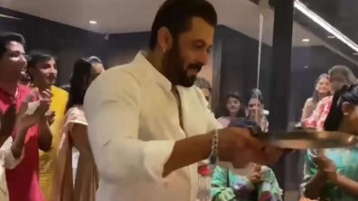 Salman Khan performs Aarti, shares video of Ganesh Chaturthi celebration