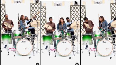 Sargun Mehta shows off her drumming percussions, fans in love