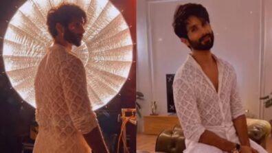 Shahid Kapoor is all about ‘brown munde’ vibes in white ethnic outfit and trousers, you will love it