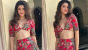 Shanaya Kapoor’s Red Floral Print Outfit Is Ideal For This Navratri