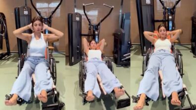 Shilpa Shetty Shows Simple Abs Exercise, Despite Leg Injury, Take A Look