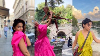 Shriya Saran Enjoying In Rome With Husband And Daughter “Radha”, Take A Look