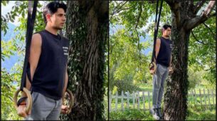 Sidharth Malhotra ditches weightlifting in gym, enjoys working out amidst nature in Manali