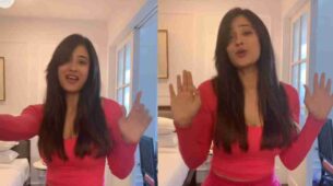 Such cutie: Shweta Tiwari dances like doll in pink co-Ord set, watch