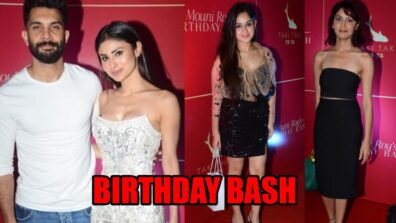 Suraj Nambiar throws a lavish birthday party for wife Mouni Roy, celebs Jannat Zubair, Sriti Jha and others attend