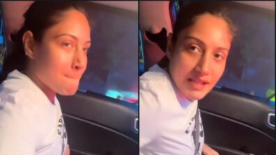 Surbhi Chandna tries to workout inside car, watch video